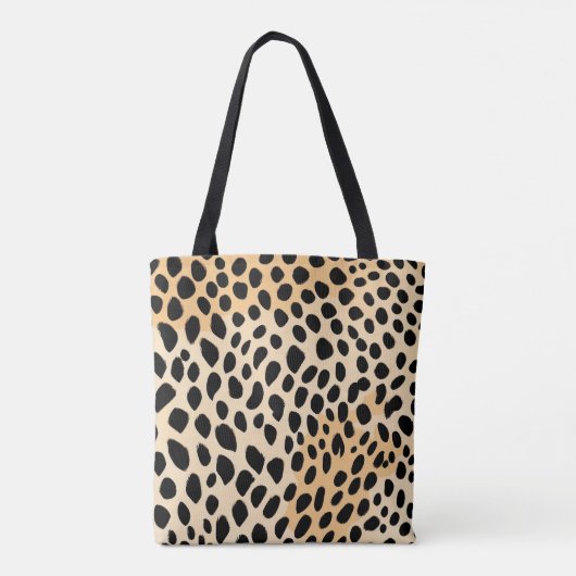Cheetah Print Pattern Tasche (Rückseite)