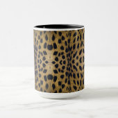 Cheetah Print Pattern Tasse (Zentrum)