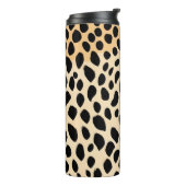 Cheetah Print Pattern Thermosbecher (Nach links gedreht)