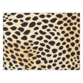 Cheetah Print Pattern Tischdecke (Vorderseite (Horizontal))