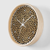 Cheetah Print pattern Uhr (Winkel)