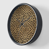 Cheetah Print pattern Uhr (Winkel)