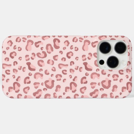 Cheetah print pink case (Rückseite (Horizontal))