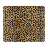 Cheetah Print Schneidebrett (Vorderseite)