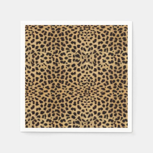 Cheetah Print Serviette (Vorderseite)