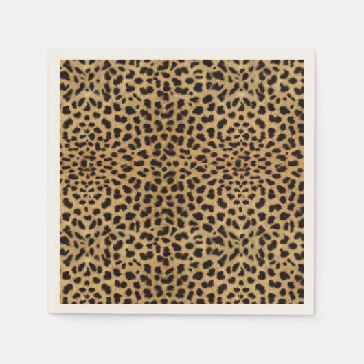 Cheetah Print Serviette (Vorderseite)