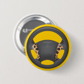 Cheetah Print Steering Wheel Button (Vorne & Hinten)