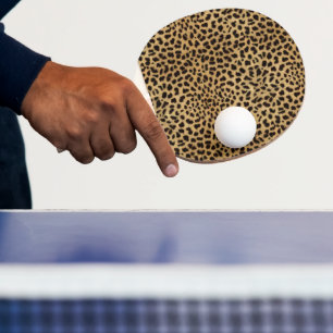Cheetah Print Tischtennis Schläger
