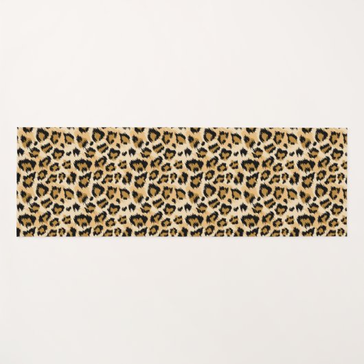Cheetah Print Yogamatte (Vorderseite (Horizontal))