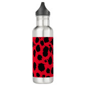 Cheetah Red Edelstahlflasche (Links)