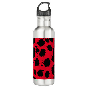 Cheetah Red Edelstahlflasche