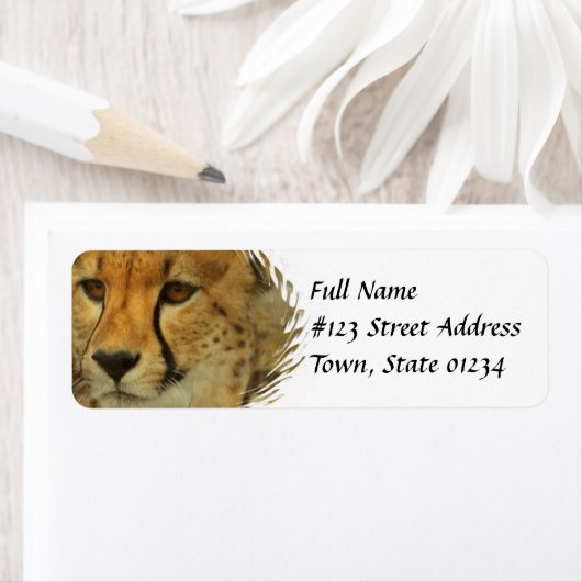 Cheetah-Rücksendeadresse-Mailing-Label (Insitu)