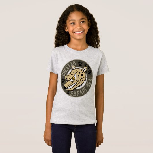 Cheetah Safari Siegel T-Shirt (Vorne ganz)