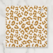 Cheetah Safari Wild One Baby Shower Thank You Geschenkanhänger (Rückseite)