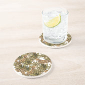 Cheetah Sandstone Coaster Getränkeuntersetzer (Seite)