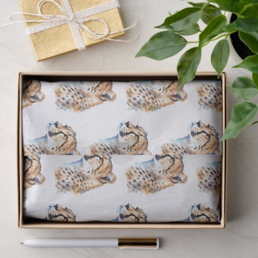 Cheetah Seidenpapier (Geschenk)