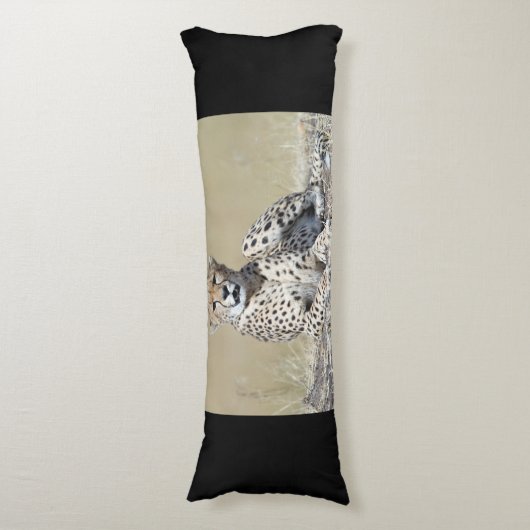 Cheetah Seitenschläferkissen (Vorderseite Vertikal)