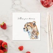 Cheetah Serviette (Beispiel)