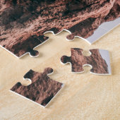 Cheetah sitzt auf einem Felsen Big Cat Wildlife Puzzle (Seite)