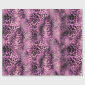 Cheetah Skin Pattern Wrapping Paper Geschenkpapier (Flach)