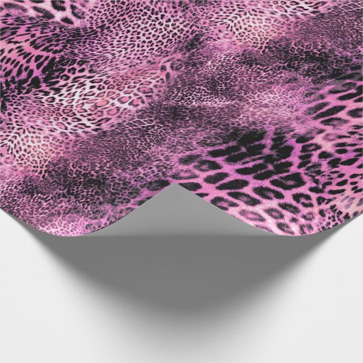 Cheetah Skin Pattern Wrapping Paper Geschenkpapier (Ecke)