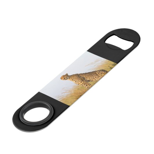 Cheetah Speed Flaschenöffner (Vorderseite Schrägansicht)