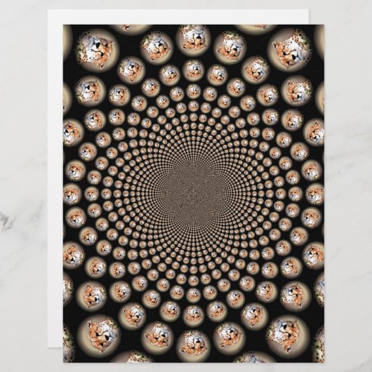 Cheetah Spin Spectacle - Feline Frenzy: Farbenfroh (Vorne/Hinten)