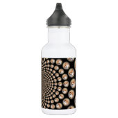 Cheetah Spin Spectacle - Feline Frenzy: Farbenfroh Edelstahlflasche (Rechts)