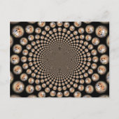 Cheetah Spin Spectacle - Feline Frenzy: Farbenfroh Postkarte (Vorderseite)