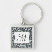 Cheetah Spot Animal Print Wild Cat Safar Schlüssel Schlüsselanhänger (Vorne)