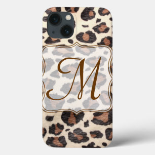 Cheetah Spot Animal Print Wild Monogram IPAD Case