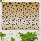 Cheetah Spots Exotic Animal Print Fur Textur Geschirrtuch (Gefaltet)