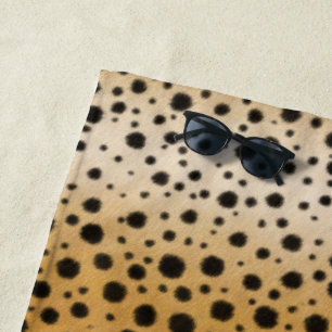 Cheetah Spots Exotic Safari Tierausdruck Strandtuch