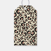 Cheetah Spots Gift Tags Geschenkanhänger (Rückseite)