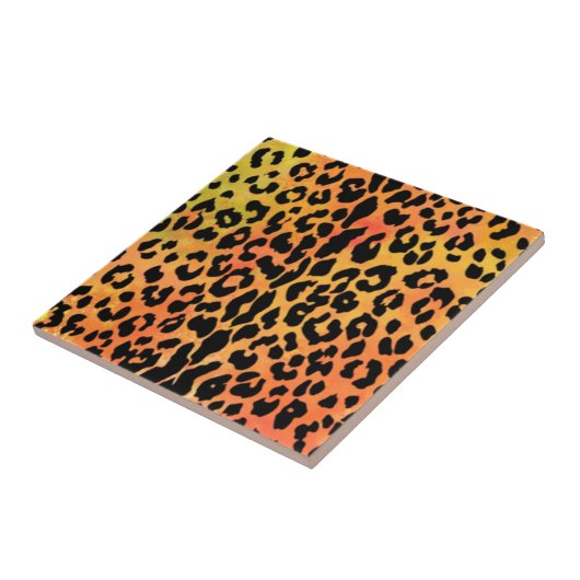 Cheetah Spots Keramik Tile - Moderne Fliese (Seite)