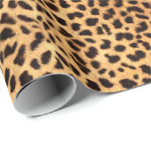 Cheetah Spots Muster Gold Black ID1155 Geschenkpapier (Rolleneckpunkt)