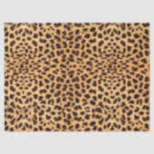 Cheetah Spots Muster Gold Black ID1155 Seidenpapier (Vorderseite)