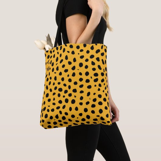 Cheetah Spots Orange Black Tasche (Von Nahem)