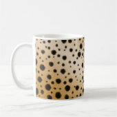 Cheetah Spots realistische Tierfütterung Kaffeetasse (Links)