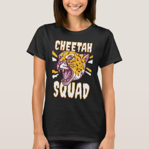 Cheetah Squad Schnellste Katzenkasse T-Shirt