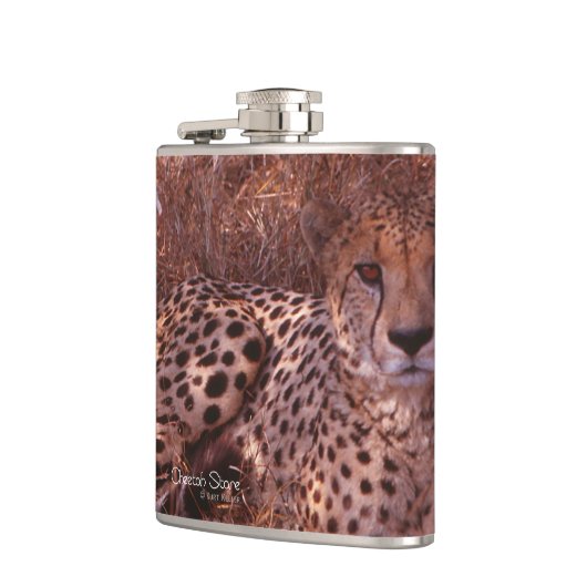 Cheetah Stare Flachmann (Links)