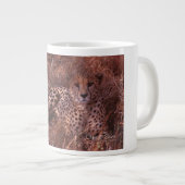 Cheetah Stare Jumbo-Tasse (Vorderseite Rechts)