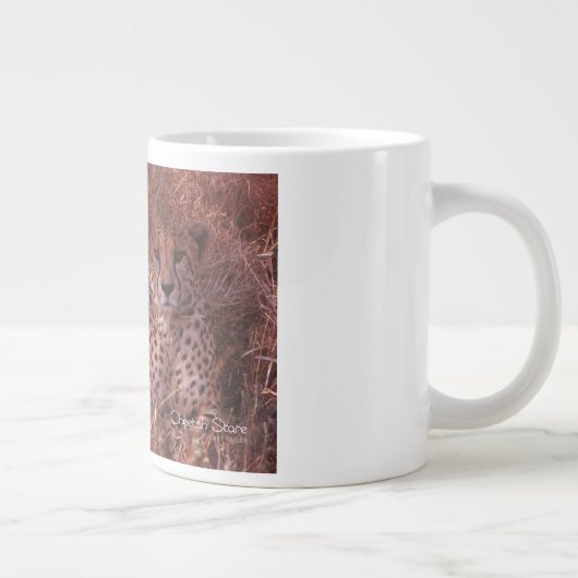 Cheetah Stare Jumbo-Tasse (Rechts)