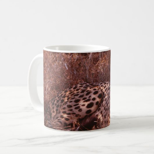 Cheetah Stare Kaffeetasse (Vorderseite Links)