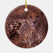 Cheetah Stare Keramikornament (Hinten)