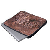 Cheetah Stare Laptopschutzhülle (Vorne Knopf)