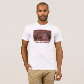 Cheetah Stare Rette Unsere Wildnis T-Shirt (Vorne ganz)