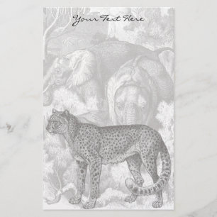 Cheetah-Stationierung Briefpapier