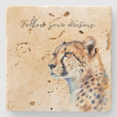 Cheetah Steinuntersetzer (Vorderseite)