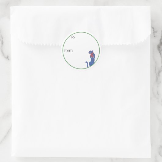 Cheetah Sticker (Tasche)